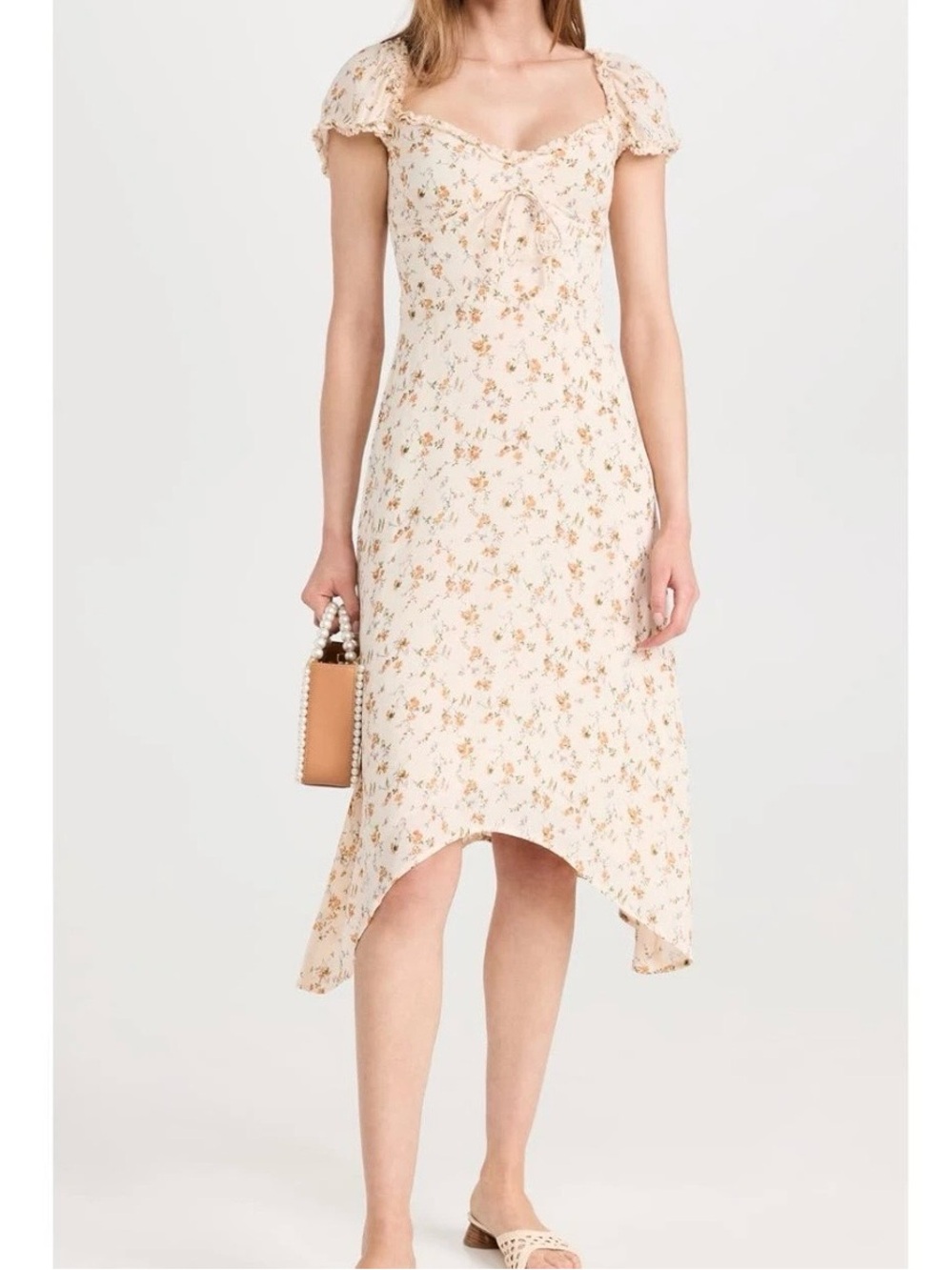 Reformation Maebry Dress in Julius Floral Print Size 0 Cottagecore Prairie